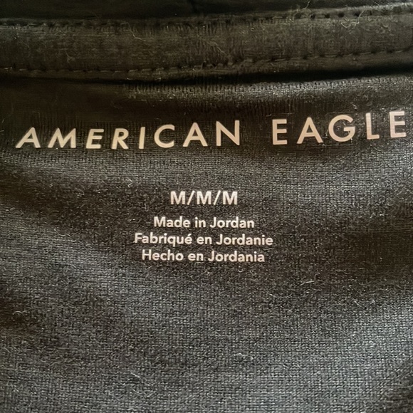 American Eagle T-shirt long sleeve hoodie size medium - Picture 3 of 5